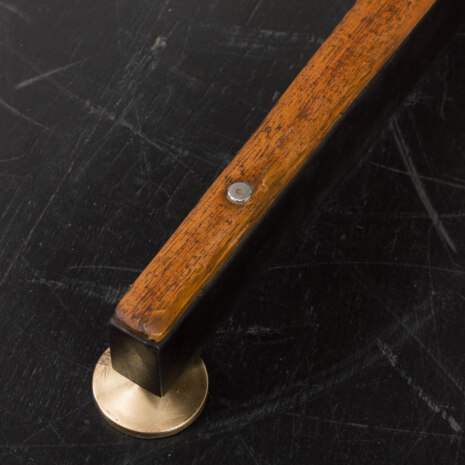 24077 Italian mid century round teak dning table, 1960s-6 24077 Italian mid century round teak dning table, 1960s-6