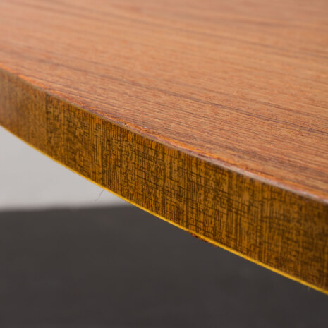 24077 Italian mid century round teak dning table, 1960s-8 24077 Italian mid century round teak dning table, 1960s-8