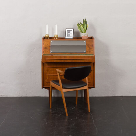 24078 teak cabinet with desk-2 24078 teak cabinet with desk-2