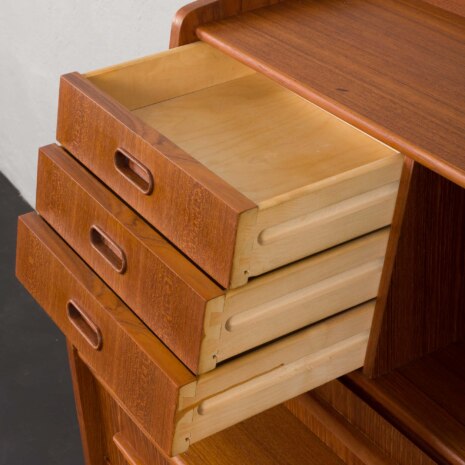 24078 teak cabinet with desk-20 24078 teak cabinet with desk-20