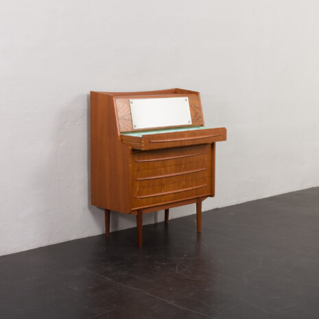 24078 teak cabinet with desk-4 24078 teak cabinet with desk-4