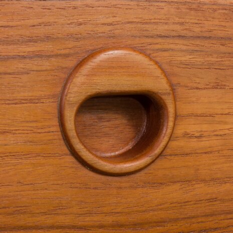 24091 Ergo three bay teak wall unit by John Texmon, Norway 1960s-18 24091 Ergo three bay teak wall unit by John Texmon, Norway 1960s-18