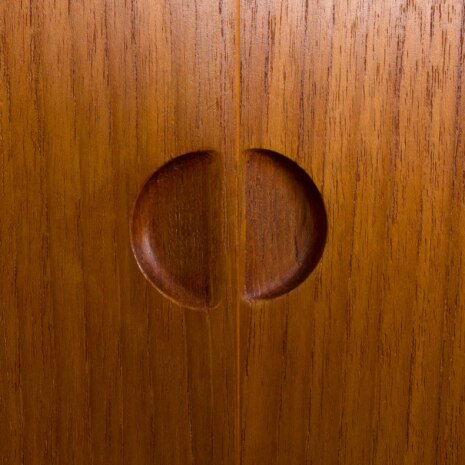 24119 Poul Cadovius four bay teak wall unit-19 24119 Poul Cadovius four bay teak wall unit-19