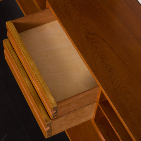 24119 Poul Cadovius four bay teak wall unit-23 24119 Poul Cadovius four bay teak wall unit-23