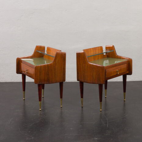 24071 pair of Italian walnut nightstands-4 24071 pair of Italian walnut nightstands-4