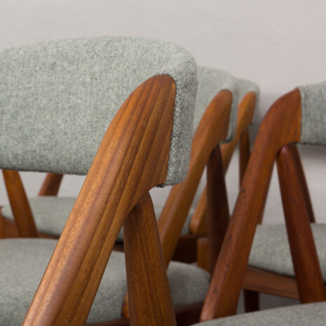 24081 set of 6 Kai Kristiansen chairs model 31-6 24081 set of 6 Kai Kristiansen chairs model 31-6