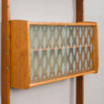 24093 Ergo free standing one bay teak wall unit by John Texmon, Norway 1960s-10
