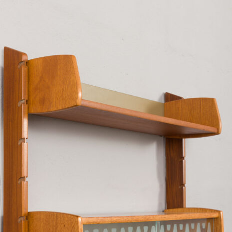 24093 Ergo free standing one bay teak wall unit by John Texmon, Norway 1960s-17 24093 Ergo free standing one bay teak wall unit by John Texmon, Norway 1960s-17