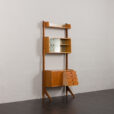 24093 Ergo free standing one bay teak wall unit by John Texmon, Norway 1960s-5
