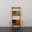 24093 Ergo free standing one bay teak wall unit by John Texmon, Norway 1960s-7