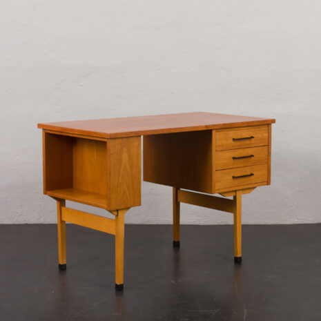 24122 office teak desk-5 24122 office teak desk-5