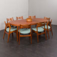 Set of 8 Teak Dining Chairs, Model 310, Erik Buch for Christiansen Møbelfabrik, Denmark 1960s