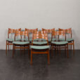 24124 Erik Buch set of 8 teak chairs-2