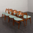 Set of 8 Teak Dining Chairs, Model 310, Erik Buch for Christiansen Møbelfabrik, Denmark 1960s