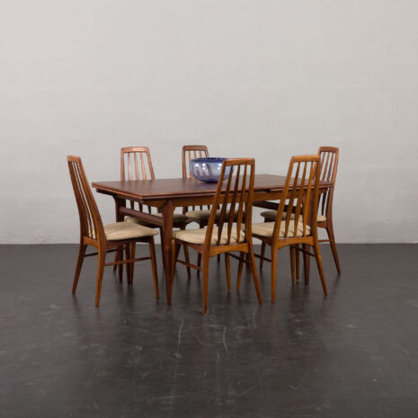 24125 Danish Rosewood Dining Chairs by Koefoed Hornslet. Set of 6-2 24125 Danish Rosewood Dining Chairs by Koefoed Hornslet. Set of 6-2