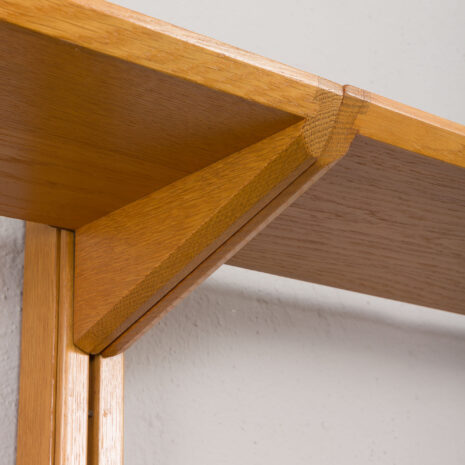 24128 Sven Andersen Scandinavian free standing two bay oak wall unit-13 24128 Sven Andersen Scandinavian free standing two bay oak wall unit-13