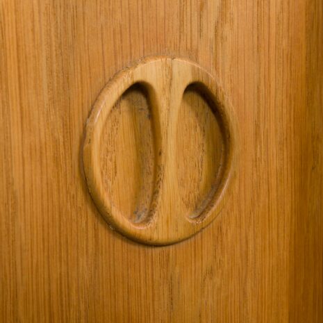 24128 Sven Andersen Scandinavian free standing two bay oak wall unit-14 24128 Sven Andersen Scandinavian free standing two bay oak wall unit-14