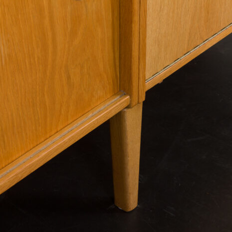 24128 Sven Andersen Scandinavian free standing two bay oak wall unit-15 24128 Sven Andersen Scandinavian free standing two bay oak wall unit-15