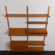 24143 Upcycled two bay teak wall unit-9