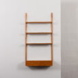 24151 Preben Sorensen style one bay teak wall unit-1