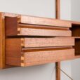 24154 Poul Cadovius one bay teak wall unit-14