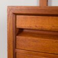 24154 Poul Cadovius one bay teak wall unit-16