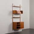 24154 Poul Cadovius one bay teak wall unit-4