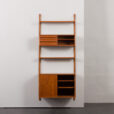 24154 Poul Cadovius one bay teak wall unit-6