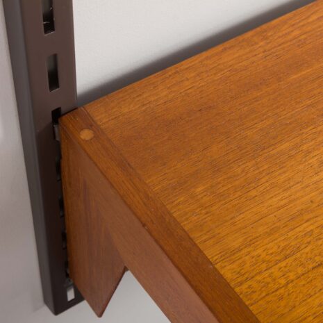 24170 Kai Kristiansen one bay teak wall unit with desk-11 24170 Kai Kristiansen one bay teak wall unit with desk-11