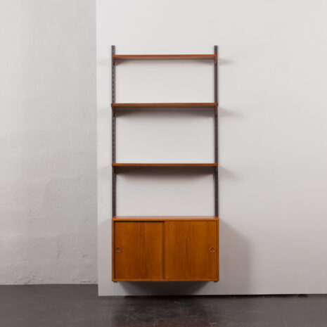 24173 Kai Kristiansen one bay teak wall unit-9 24173 Kai Kristiansen one bay teak wall unit-9