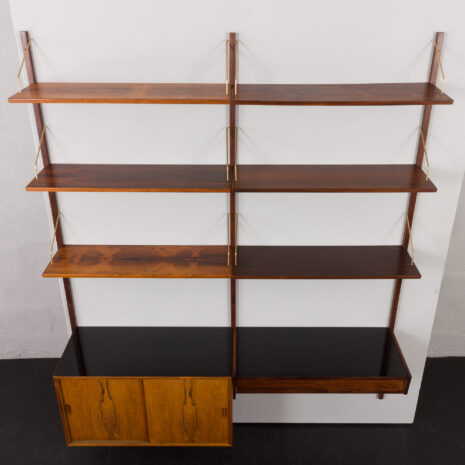 23088 Système d'étagères Hans Guldborg à deux compartiments en bois de rose, années 1960-10 23088 Système d'étagères Hans Guldborg à deux compartiments en bois de rose, années 1960-10