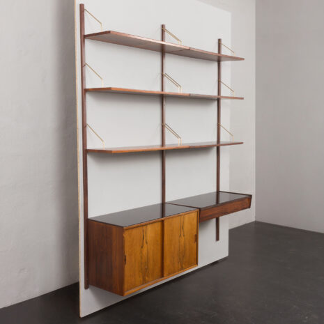 23088 Système d'étagères Hans Guldborg à deux compartiments en bois de rose, années 1960-11 23088 Système d'étagères Hans Guldborg à deux compartiments en bois de rose, années 1960-11