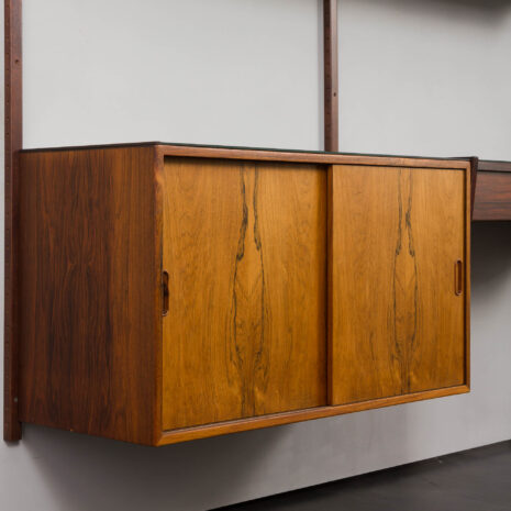 23088 Système d'étagères Hans Guldborg à deux compartiments en bois de rose, années 1960-12 23088 Système d'étagères Hans Guldborg à deux compartiments en bois de rose, années 1960-12