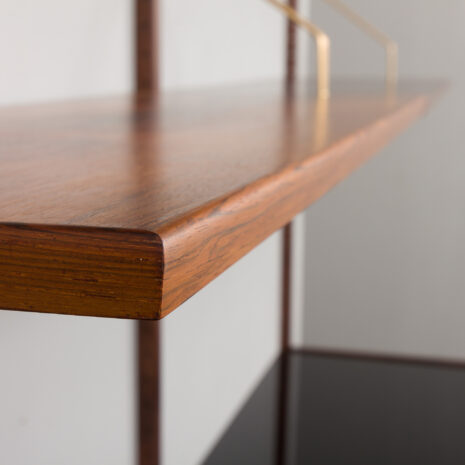 23088 Système d'étagères Hans Guldborg à deux compartiments en bois de rose, années 1960-14 23088 Système d'étagères Hans Guldborg à deux compartiments en bois de rose, années 1960-14