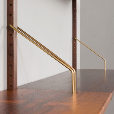 23088 Système d'étagères Hans Guldborg à deux compartiments en bois de rose, années 1960-16 23088 Système d'étagères Hans Guldborg à deux compartiments en bois de rose, années 1960-16