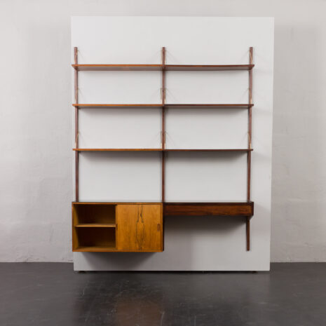 23088 Système d'étagères Hans Guldborg à deux compartiments en bois de rose, années 1960-6 23088 Système d'étagères Hans Guldborg à deux compartiments en bois de rose, années 1960-6