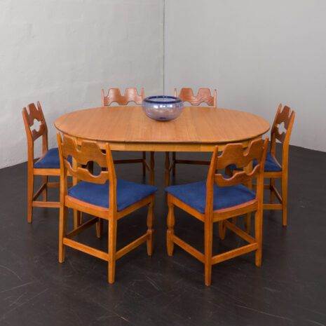 Krzesła Razor Blade, Henning Kjaernulf dla Nyrup, Dania,lata 60.