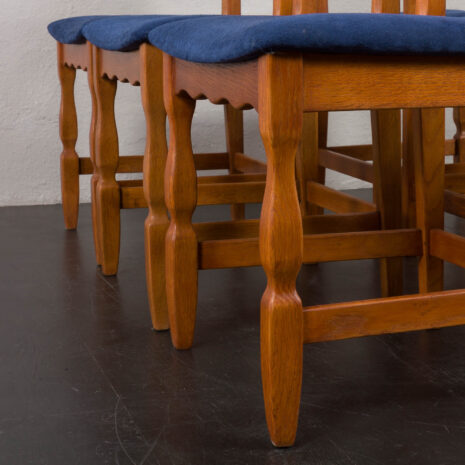 23558 Henning Kjaernulf set of 6 reazorblade chairs for Syrup, Denmark 1960s-10 23558 Henning Kjaernulf set of 6 reazorblade chairs for Syrup, Denmark 1960s-10