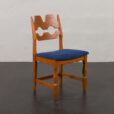 23558 Henning Kjaernulf set of 6 reazorblade chairs for Syrup, Denmark 1960s-11