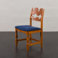 23558 Henning Kjaernulf set of 6 reazorblade chairs for Syrup, Denmark 1960s-13