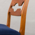 23558 Henning Kjaernulf set of 6 reazorblade chairs for Syrup, Denmark 1960s-20