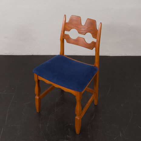 23558 Henning Kjaernulf set of 6 reazorblade chairs for Syrup, Denmark 1960s-21 23558 Henning Kjaernulf set of 6 reazorblade chairs for Syrup, Denmark 1960s-21