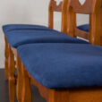 23558 Henning Kjaernulf set of 6 reazorblade chairs for Syrup, Denmark 1960s-9