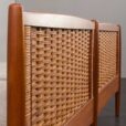 Mid-century Teak and Cane Daybed attr. to Kai Winding, Denmark, 1950s