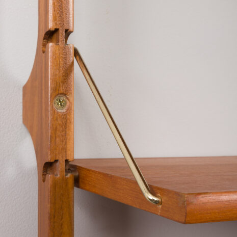 24094 Ergo one bay teak wall unit with desk-16 24094 Ergo one bay teak wall unit with desk-16