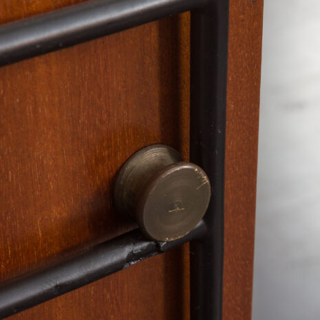 24104 Italian free standing one bay mahogany wall unit-12 24104 Italian free standing one bay mahogany wall unit-12