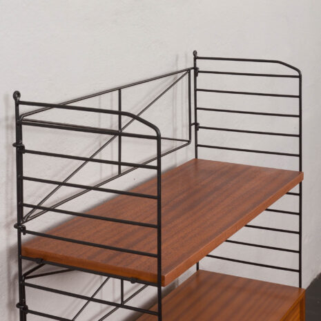 24104 Italian free standing one bay mahogany wall unit-13 24104 Italian free standing one bay mahogany wall unit-13