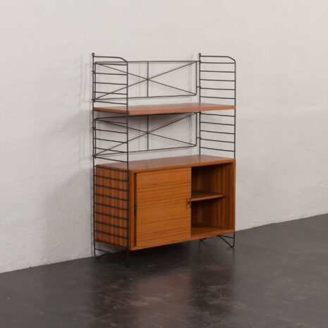 24104 Italian free standing one bay mahogany wall unit-5 24104 Italian free standing one bay mahogany wall unit-5