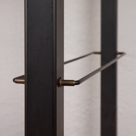 24105 Italian free standing four bay teak wall unit-11 24105 Italian free standing four bay teak wall unit-11