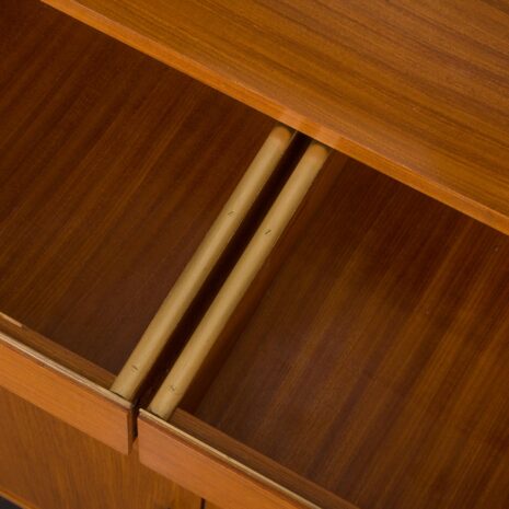 24105 Italian free standing four bay teak wall unit-15 24105 Italian free standing four bay teak wall unit-15